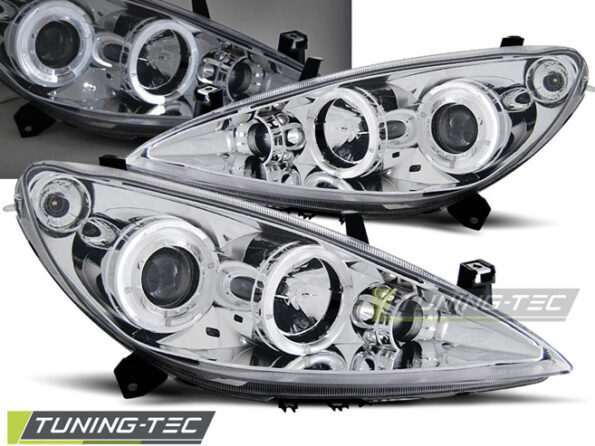PEUGEOT 307 04.01-06.05 ANGEL EYES χρωμίου