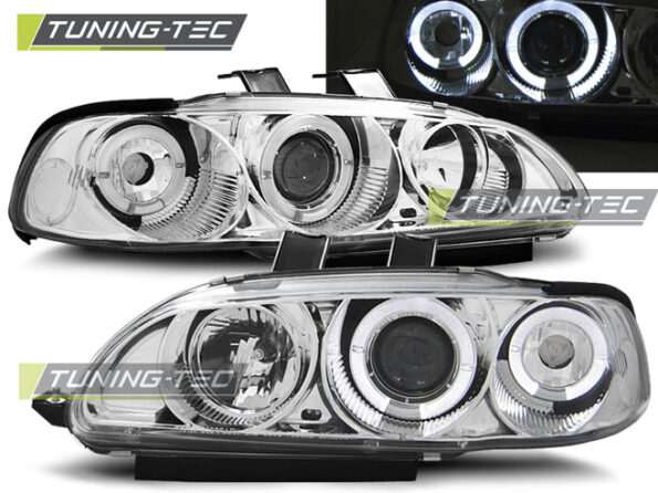 HONDA CIVIC 09.91-08.95 2D/3D ANGEL EYES χρωμίου