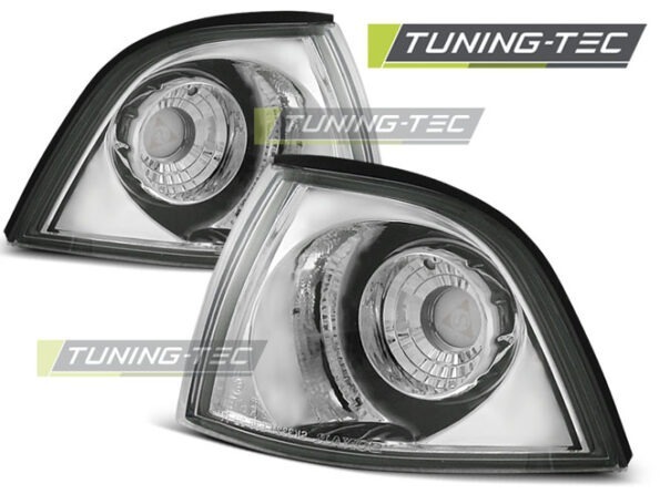 Εμπρός φλας χρωμίου για BMW E36 12.90-09.99 COUPE