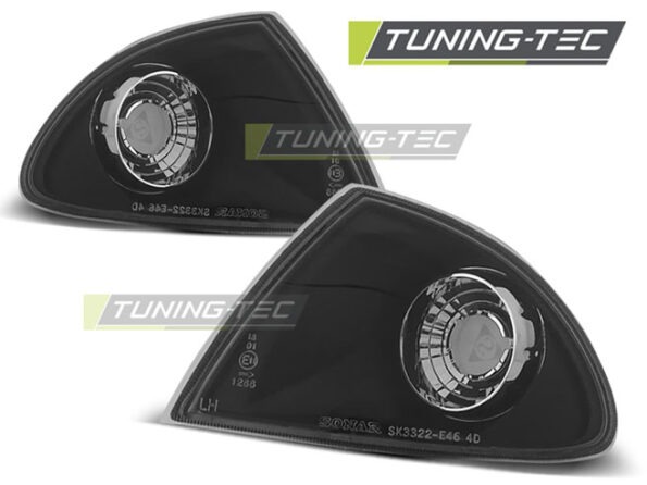 Εμπρός φλας Μαύρο για BMW E46 05.98-08.01