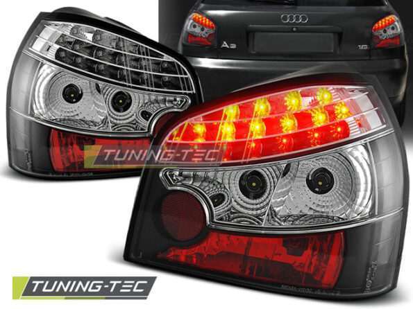 Πίσω φανάρια  led Μαύρο για AUDI A3 08.96-08.00