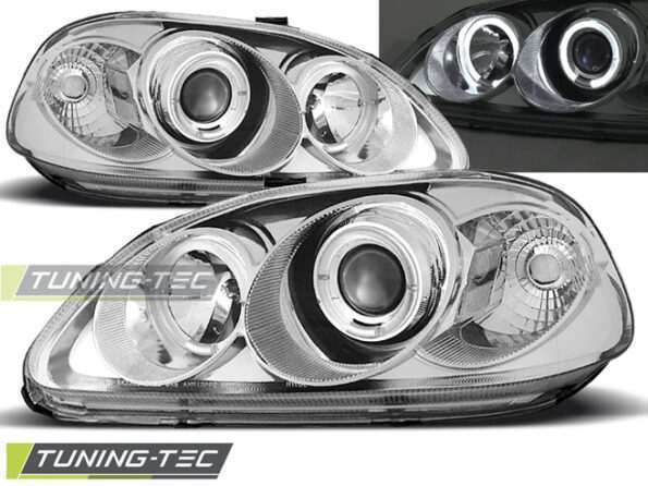 HONDA CIVIC 09.95-02.99 ANGEL EYES χρωμίου