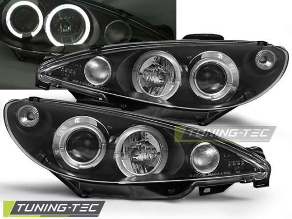 PEUGEOT 206 10.98-02 ANGEL EYES Μαύρο