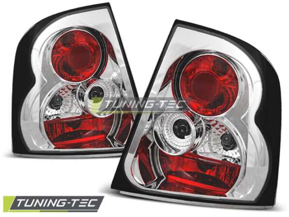 TAIL LIGHTS χρωμίου για SKODA OCTAVIA 03.97-07.00 LIFTBACK