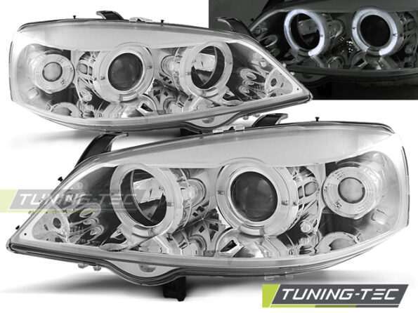 OPEL ASTRA G 09.97-02.04 ANGEL EYES χρωμίου