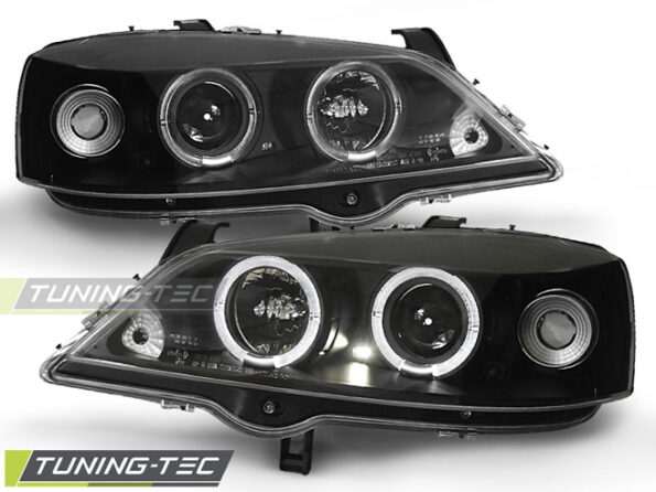 OPEL ASTRA G 09.97-02.04 ANGEL EYES Μαύρο