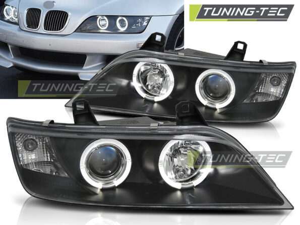 Φανάρια ANGEL EYES Μαύρο για BMW Z3 01.96-02