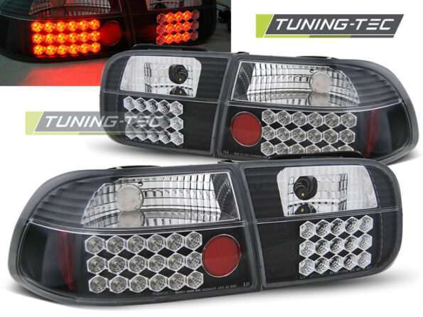 HONDA CIVIC 09.91-08.95 3D Μαύρο LED