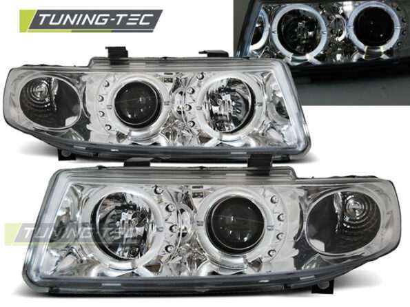 Φανάρια ANGEL EYES χρωμίου για SEAT LEON / TOLEDO 04.99-08.04