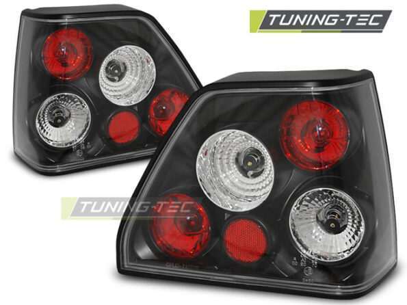 TAIL LIGHTS Μαύρο για VW GOLF 2 08.83-08.91