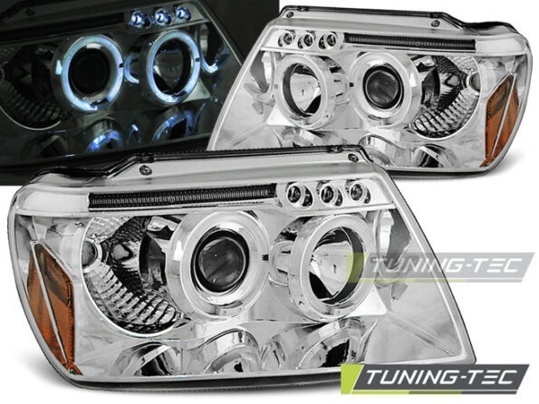 CHRYSLER JEEP GRAND CHEROKEE 99-05.05 ANGEL EYES χρωμίου