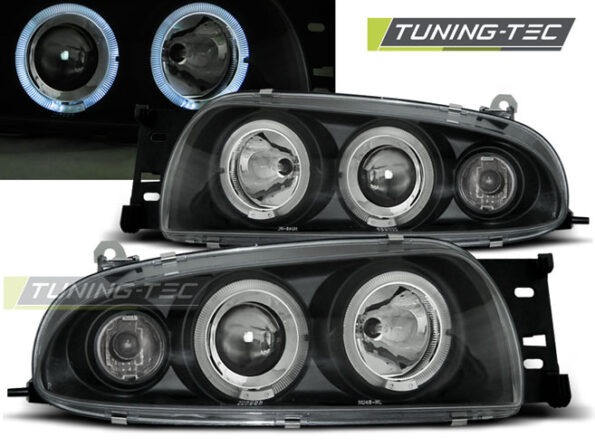 FORD FIESTA MK4 10.95-08.99 ANGEL EYES Μαύρο