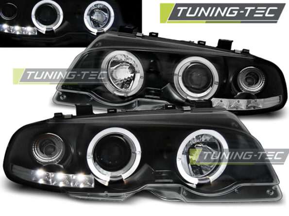 Φανάρια ANGEL EYES Μαύρο για BMW E46 04.99-03.03 COUPE
