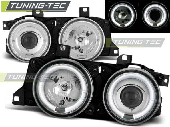 Φανάρια ANGEL EYES χρωμίου για BMW E32/E3