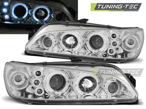 PEUGEOT 306 05.97-03.01 ANGEL EYES χρωμίου