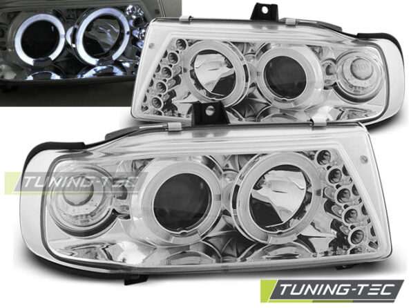Φανάρια ANGEL EYES χρωμίου για SEAT IBIZA / CORDOBA/ POLO VARIANT, SEDAN 10.93-08.99