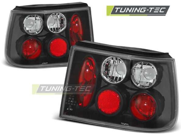 TAIL LIGHTS Μαύρο για SEAT IBIZA 10.93-08.99