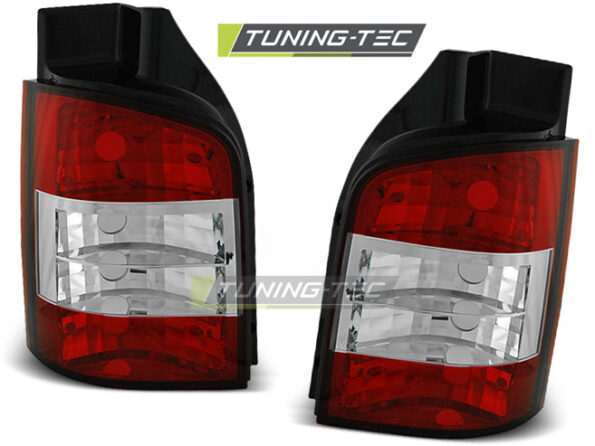 TAIL LIGHTS Κόκκινο Λευκό για VW T5 04.03-09