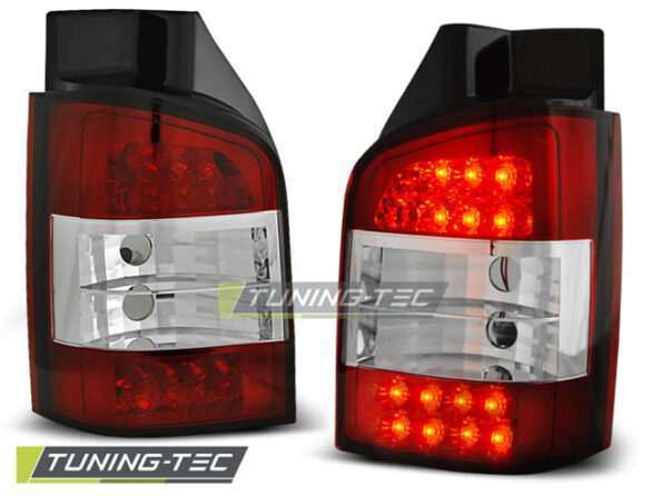 Πίσω φανάρια led Κόκκινο Λευκό για VW T5 04.03-09
