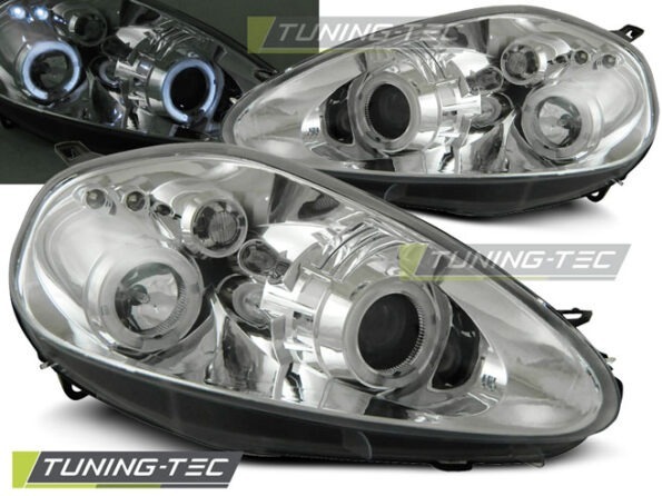 FIAT GRANDE PUNTO 09.05-08 ANGEL EYES χρωμίου
