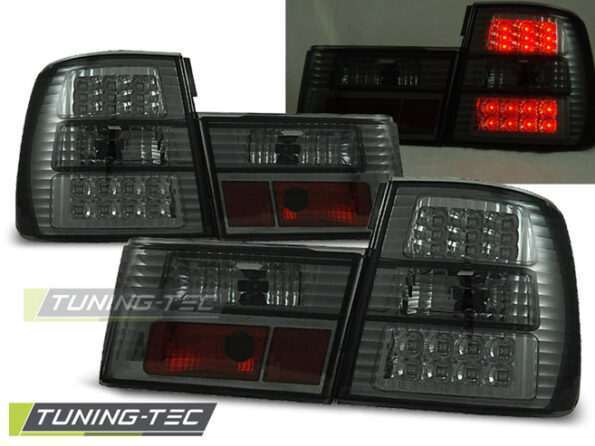 Πίσω φανάρια  led SMOKE για BMW E34 02.88-12.95 SEDAN