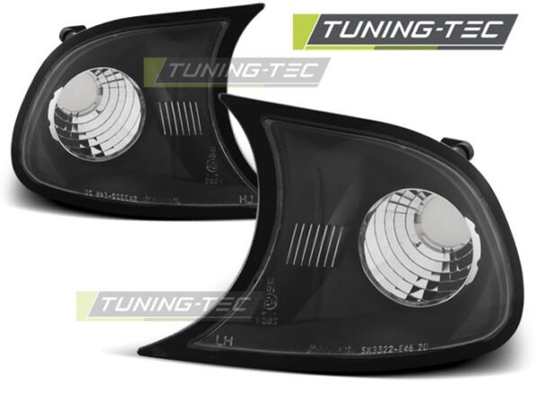 Εμπρός φλας Μαύρο για BMW E46 09.01-03.03 COUPE
