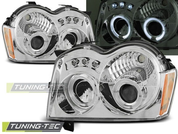 CHRYSLER JEEP GRAND CHEROKEE 05-08 ANGEL EYES χρωμίου