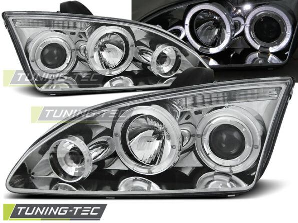FORD FOCUS II 09.04-01.08 ANGEL EYES χρωμίου