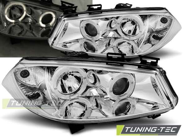 RENAULT MEGANE II 11.02-12.05 ANGEL EYES χρωμίου