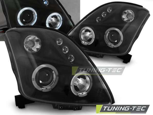 SUZUKI SWIFT 05.05-10 ANGEL EYES Μαύρο