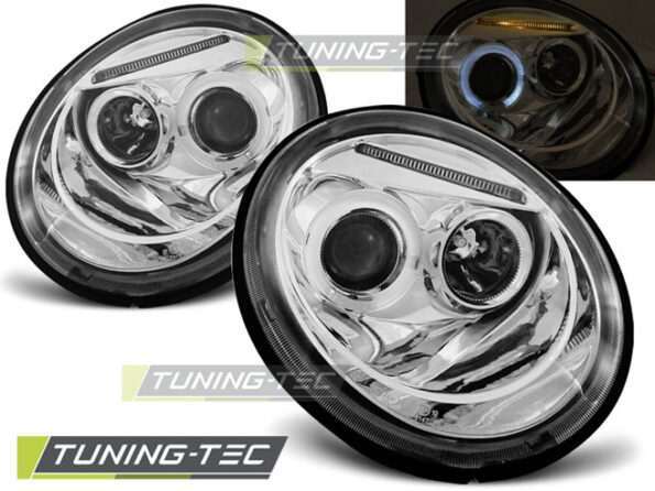 Φανάρια ANGEL EYES χρωμίου για VW NEW BEETLE 10.98-05.05