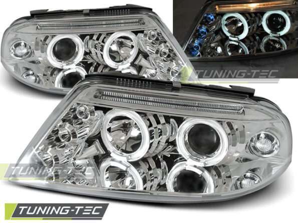 Φανάρια ANGEL EYES χρωμίου για VW PASSAT 3BG 09.00-03.05