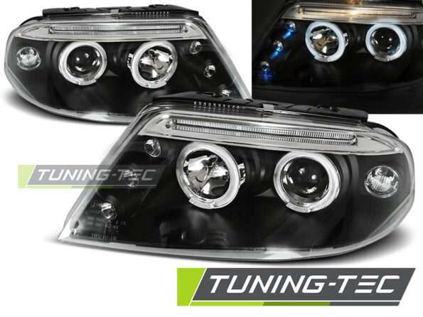 Φανάρια ANGEL EYES Μαύρο για VW PASSAT 3BG 09.00-03.05