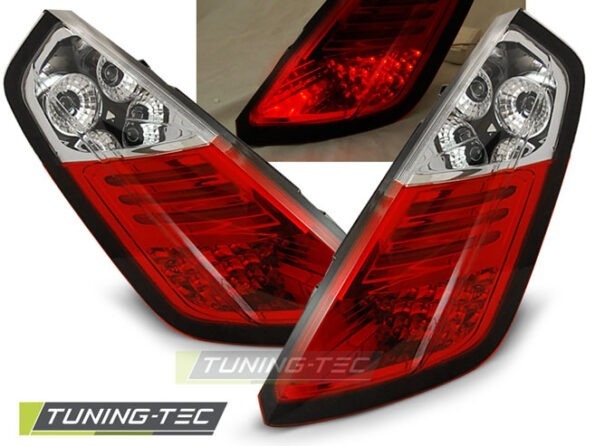 FIAT GRANDE PUNTO 09.05-09 Κόκκινο Λευκό LED