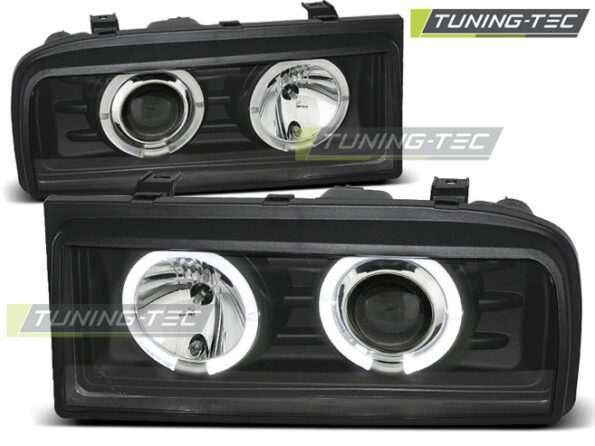 Φανάρια ANGEL EYES Μαύρο για VW CORRADO 88-95