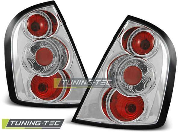 TAIL LIGHTS χρωμίου για SKODA FABIA I 12.99-06.04