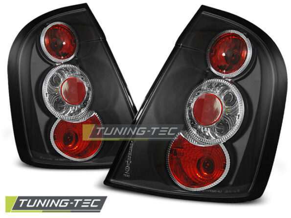 TAIL LIGHTS Μαύρο για SKODA FABIA I 12.99-06.04