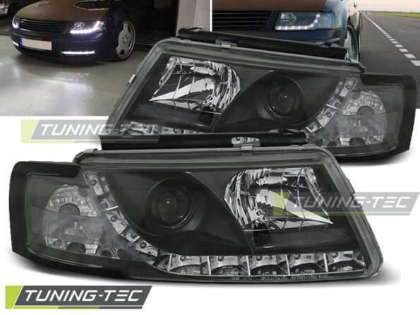 Φανάρια DAYLIGHT Μαύρο για VW PASSAT 5B 3B 11.96-08.00