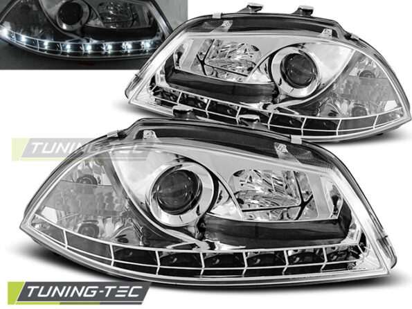 Φανάρια DAYLIGHT χρωμίου για SEAT IBIZA 6L 04.02-08
