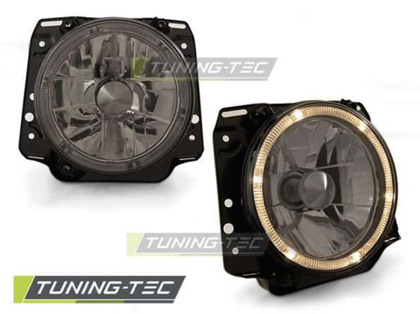 Φανάρια ANGEL EYES SMOKE για VW GOLF II 2 08.83-08.91