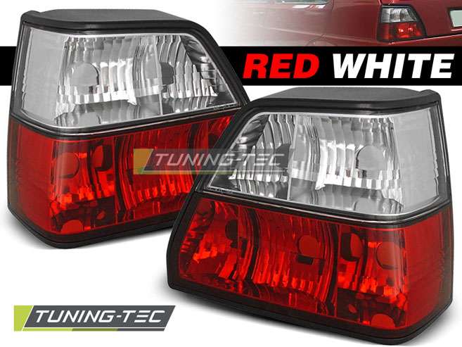 TAIL LIGHTS Κόκκινο Λευκό για VW GOLF 2 08.83-08.91