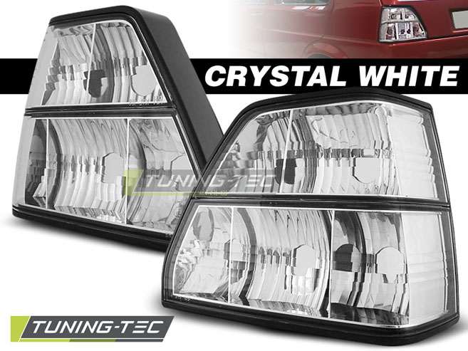 TAIL LIGHTS CRISTAL Λευκό για VW GOLF 2 08.83-08.91