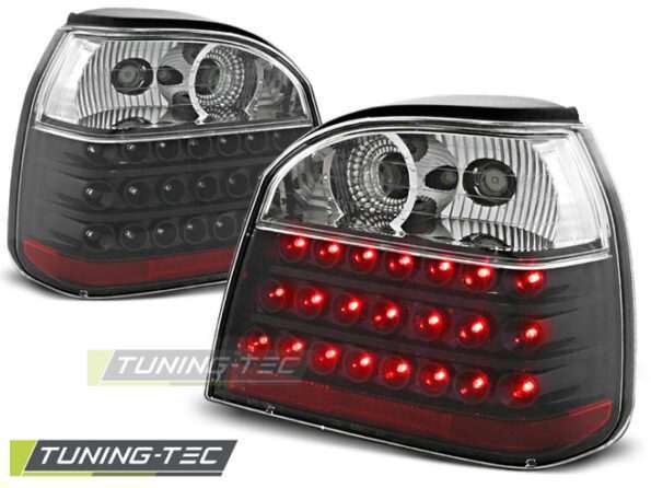 Πίσω φανάρια led Μαύρο για VW GOLF 3 09.91-08.97