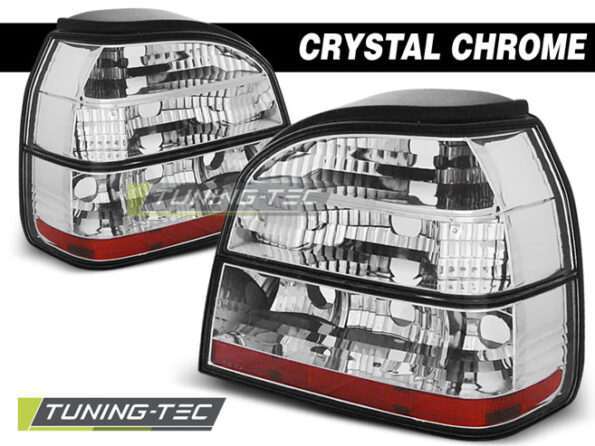 TAIL LIGHTS CRYSTAL Λευκό για VW GOLF 3 09.91-08.97