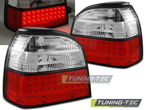 Πίσω φανάρια  led Κόκκινο Λευκό για VW GOLF 3 09.91-08.97