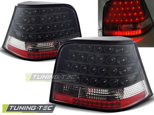 Πίσω φανάρια  led Μαύρο για VW GOLF 4 09.97-09.03
