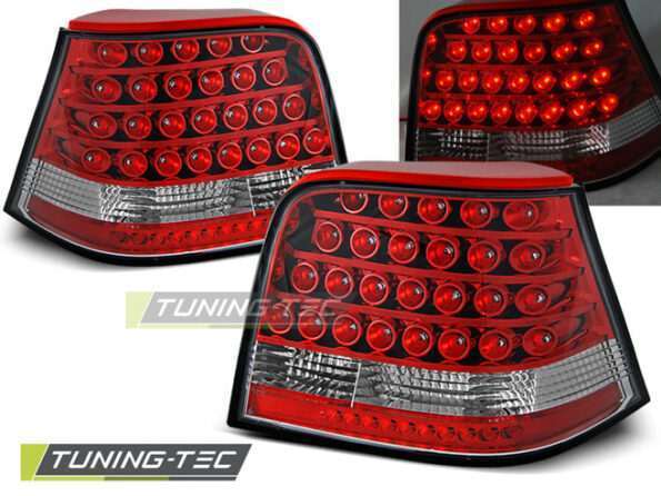 Πίσω φανάρια  led Κόκκινο Λευκό για VW GOLF 4 09.97-09.03
