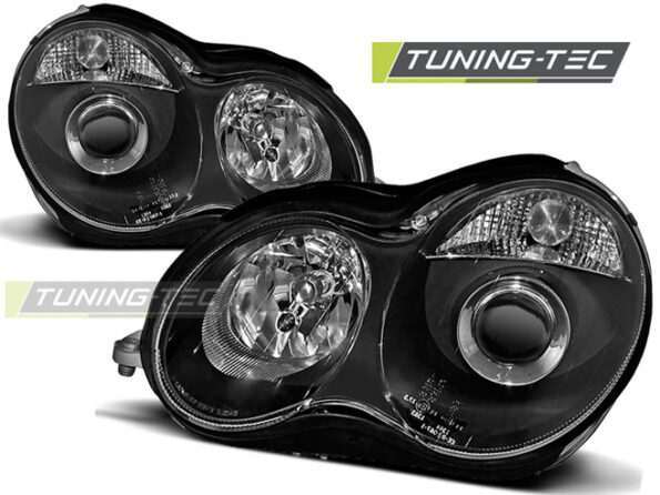 Φανάρια Μαύρο για MERCEDES W203 C-KLASA 07.00-03.04