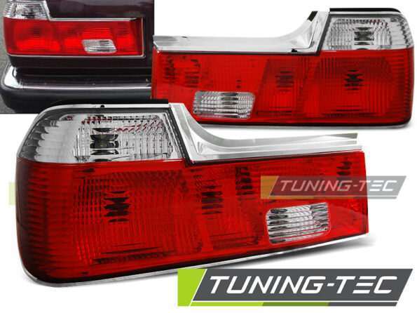 TAIL LIGHTS Κόκκινο Λευκό για BMW E32 06.86-04.94