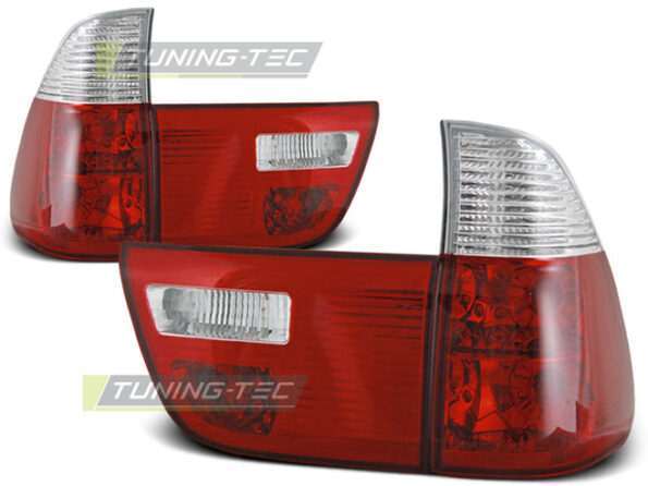 TAIL LIGHTS Κόκκινο Λευκό για BMW X5 E53 09.99-06